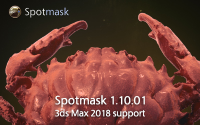 Spotmask is ready for Autodesk 3ds Max 2018!